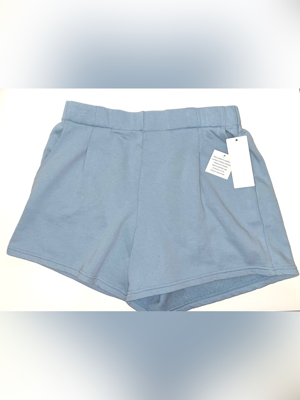 YOGALICIOUS Light Blue Women's High-Waist Shorts